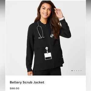 Figs Bellery scrub jacket. New with tags. Never worn.Size medium.